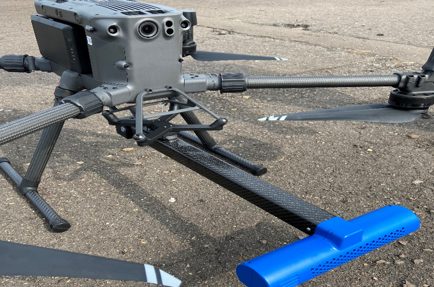 Measure Efficiency: Drone equipped with single methane sensor